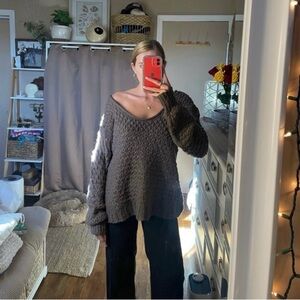 Free People Crashing Waves Pullover Sweater